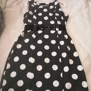 Polkadot sheath dress